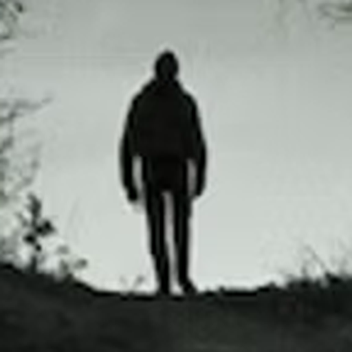 The Struggle Continues — lone figure on the horizon